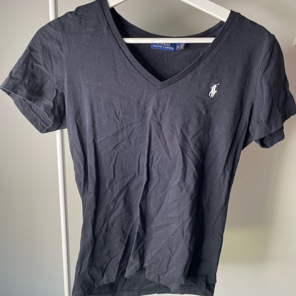 BLACK POLO V NECK - Picture 3 of 3